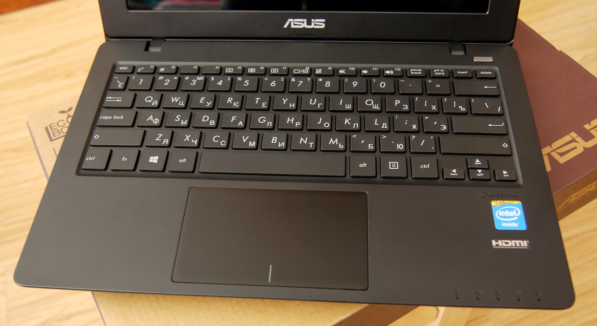 Asus X200MA - клавиатура и тачпад