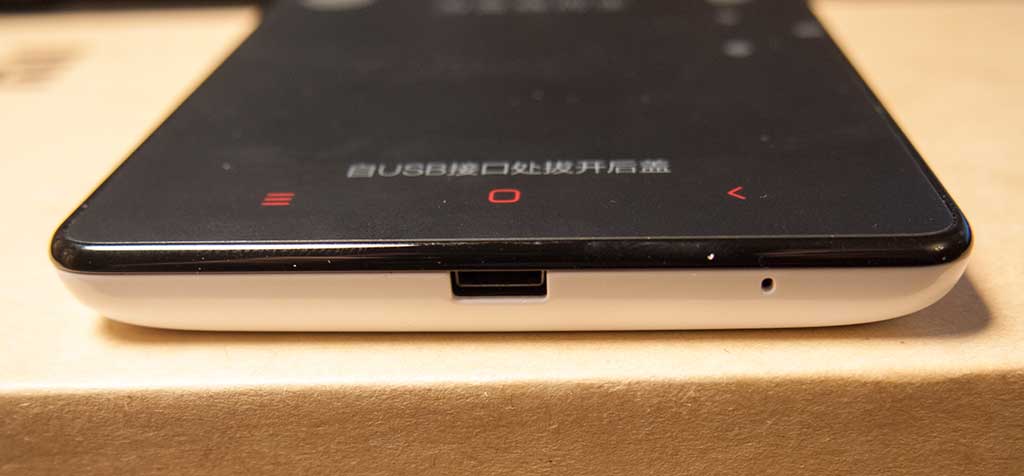 Xiaomi Redmi Note 4G нижняя грань