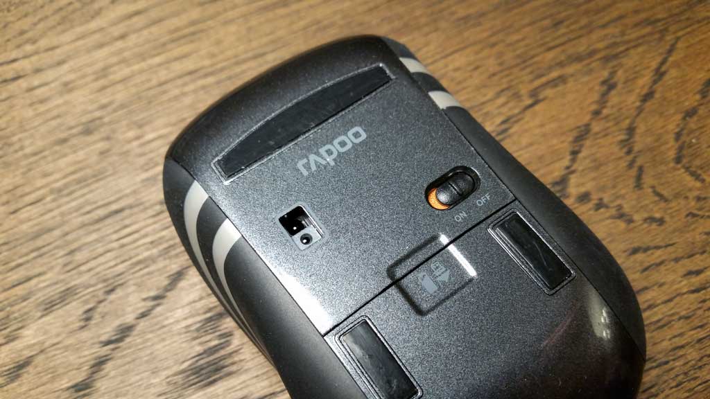 Мышка Rapoo 3920p - вид снизу
