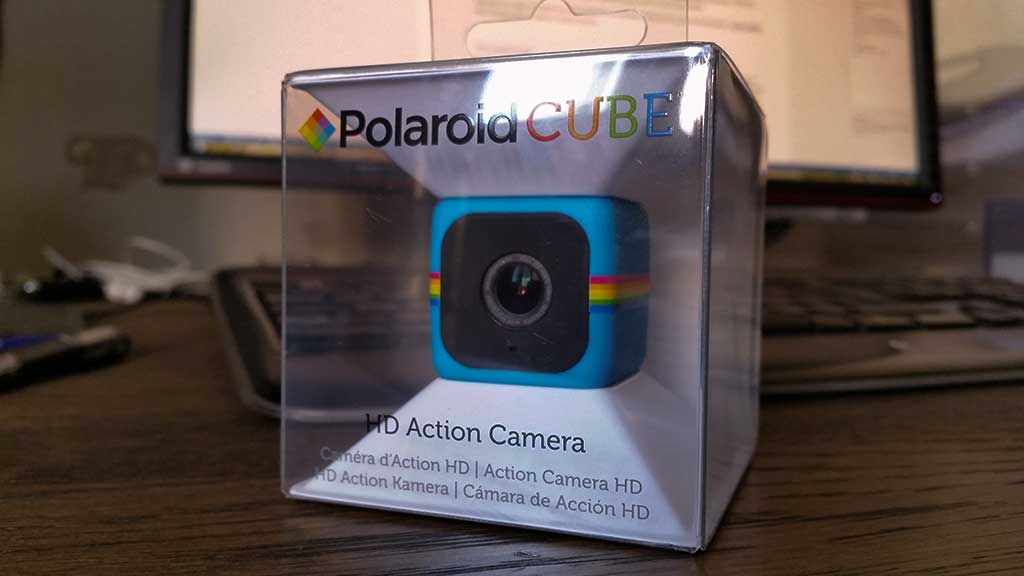 Polaroid Cube в упаковке