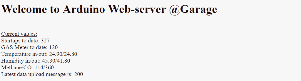 Web-сервер на Arduino
