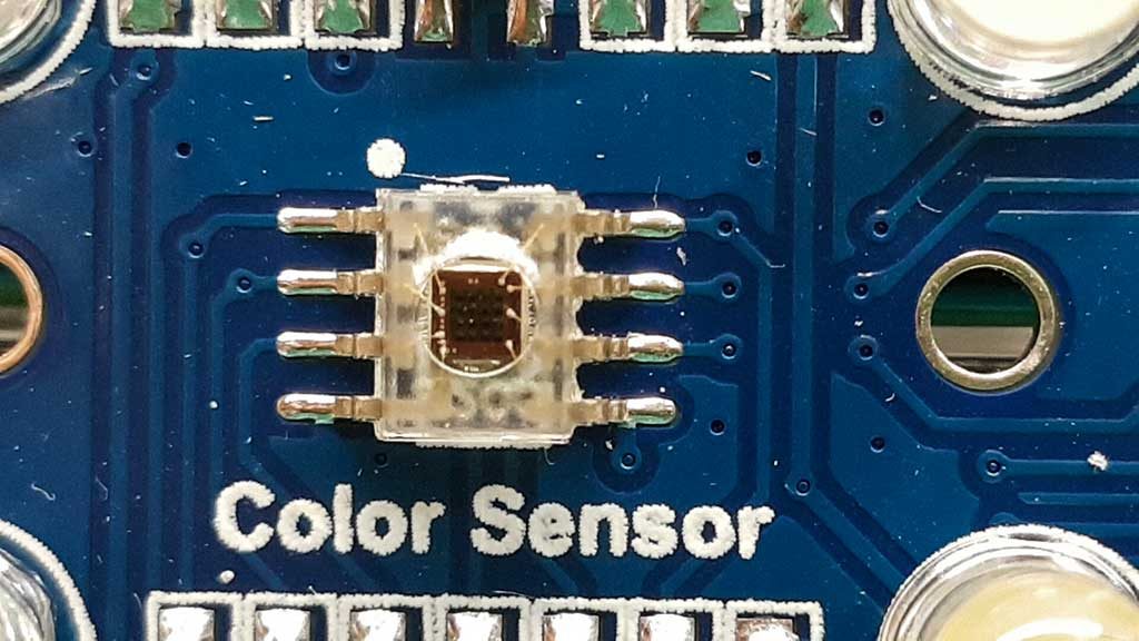TCS3200, сенсор, color, sensor, проводники, микросхема, плата