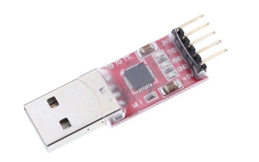 cp2102, cp210x, красный, red, 5 pins, USB2TTL, USB to UART
