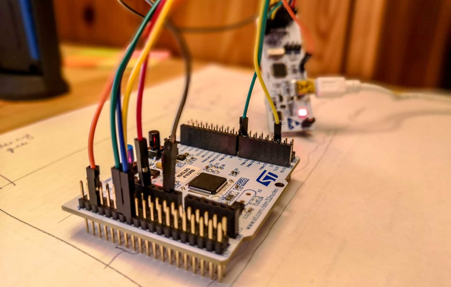 Подключение usb флешки к stm32